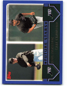 2003 Topps #325 Josh Hamilton/Carl Crawford VG Tampa Bay Devil Rays 