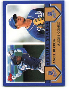 2003 Topps #328 Angel Berroa/Alexis Gomez VG Kansas City Royals 