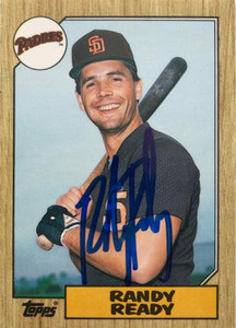 Randy Ready Autographed 1987 Topps Traded #97T
