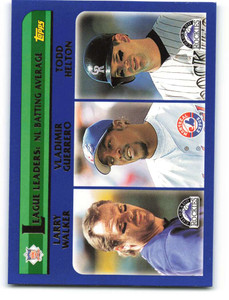 2003 Topps #343 Larry Walker/Vladimir Guerrero/Todd Helton LL VG Colorado Rockies/Montreal Expos/Colorado Rockies 