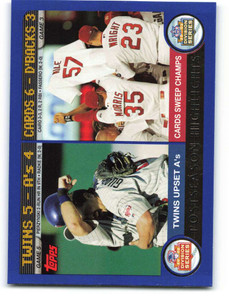 2003 Topps #350 Twins & Cardinals Team Shots HL VG Minnesota Twins/St. Louis Cardinals 