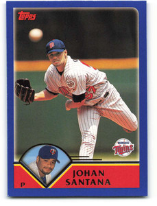 2003 Topps #384 Johan Santana VG Minnesota Twins 