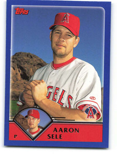 2003 Topps #398 Aaron Sele VG Anaheim Angels 