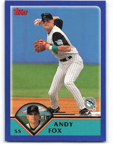 2003 Topps #417 Andy Fox VG Florida Marlins 