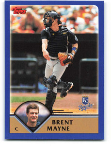 2003 Topps #419 Brent Mayne VG Kansas City Royals 