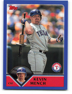 2003 Topps #422 Kevin Mench VG Texas Rangers 