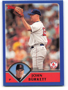 2003 Topps #444 John Burkett VG Boston Red Sox 