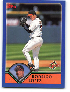 2003 Topps #445 Rodrigo Lopez VG Baltimore Orioles 