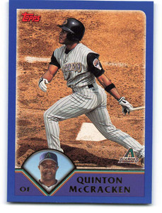 2003 Topps #447 Quinton McCracken VG Arizona Diamondbacks 