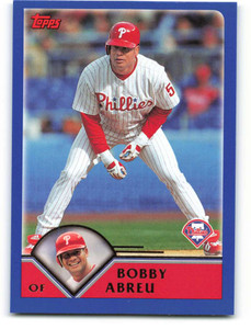 SOLD 77111 2003 Topps #457 Bobby Abreu VG Philadelphia Phillies 