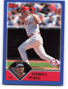 2003 Topps #485 Tomas Perez VG Philadelphia Phillies 