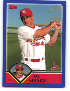 2003 Topps #521 Joe Girardi VG St. Louis Cardinals 