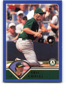 2003 Topps #530 Eric Chavez VG Oakland Athletics 