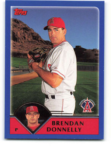 2003 Topps #535 Brendan Donnelly VG Anaheim Angels 