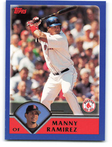 2003 Topps #550 Manny Ramirez VG Boston Red Sox 