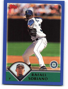 2003 Topps #554 Rafael Soriano VG Seattle Mariners 