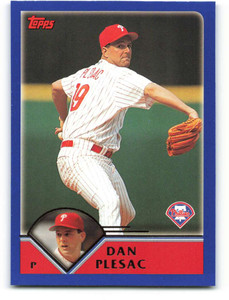 2003 Topps #592 Dan Plesac VG Philadelphia Phillies 
