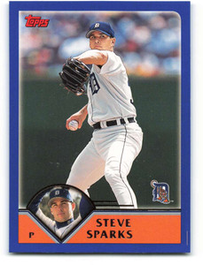 2003 Topps #594 Steve Sparks VG Detroit Tigers 