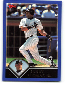 2003 Topps #595 Sandy Alomar Jr. VG Chicago White Sox 