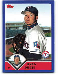 2003 Topps #602 Ryan Drese VG Texas Rangers 