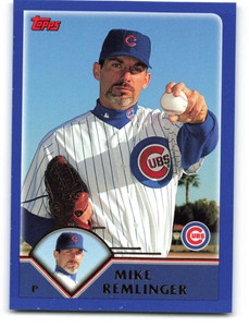 SOLD 77262 2003 Topps #608 Mike Remlinger VG Chicago Cubs 