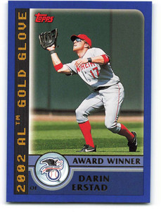 2003 Topps #691 Darin Erstad AW VG Anaheim Angels 