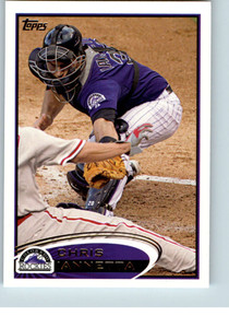 2012 Topps #21 Chris Iannetta NM-MT Colorado Rockies 