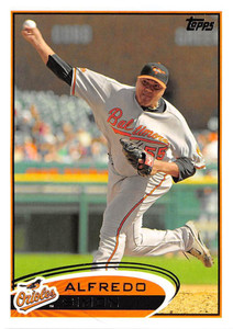 2012 Topps #22 Alfredo Simon NM-MT Baltimore Orioles 