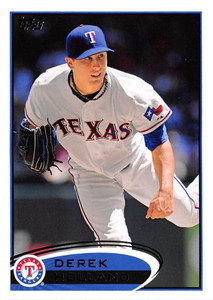 2012 Topps #34 Derek Holland NM-MT Texas Rangers 