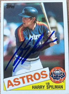 Harry Spilman Autographed 1985 Topps #482
