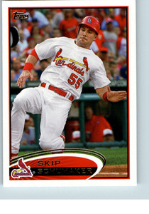 2012 Topps #93a Skip Schumaker NM-MT St. Louis Cardinals 
