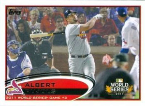 SOLD 133617 2012 Topps #108 Albert Pujols HL WS NM-MT St. Louis Cardinals 