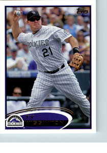 2012 Topps #154 Ty Wigginton NM-MT Colorado Rockies 