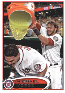 SOLD 133678 2012 Topps #165b Michael Morse NM-MT SP Washington Nationals 