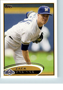 2012 Topps #210 Zack Greinke NM-MT Milwaukee Brewers 