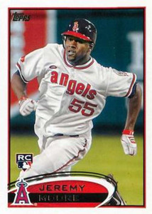 SOLD 133800 2012 Topps #277 Jeremy Moore NM-MT RC Rookie Los Angeles Angels 