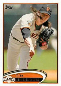SOLD 133880 2012 Topps #349 Tim Lincecum NM-MT San Francisco Giants 