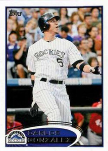2012 Topps #373 Carlos Gonzalez NM-MT Colorado Rockies 