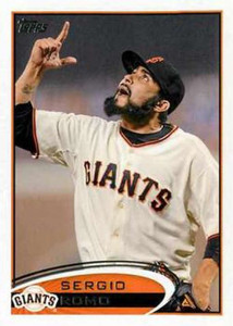 SOLD 133911 2012 Topps #379 Sergio Romo NM-MT San Francisco Giants 