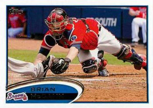 2012 Topps #399 Brian McCann NM-MT Atlanta Braves 