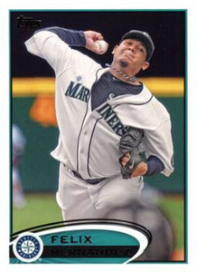 SOLD 133968 2012 Topps #430a Felix Hernandez NM-MT Seattle Mariners 