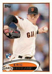 2012 Topps #459 Eric Surkamp NM-MT RC Rookie San Francisco Giants 