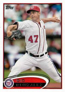2012 Topps #519 Gio Gonzalez NM-MT Washington Nationals 