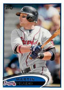 2012 Topps #524 Martin Prado NM-MT Atlanta Braves 