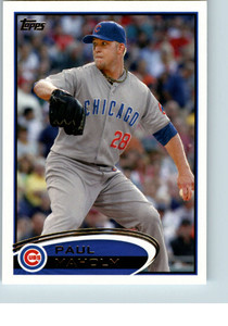 2012 Topps #525 Paul Maholm NM-MT Chicago Cubs 