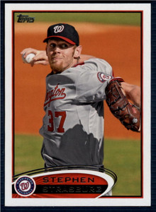 2012 Topps #556 Stephen Strasburg NM-MT Washington Nationals 