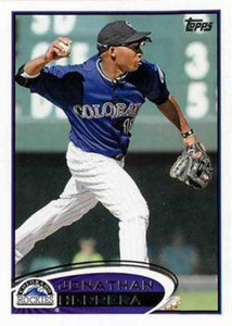 2012 Topps #576 Jonathan Herrera NM-MT Colorado Rockies 