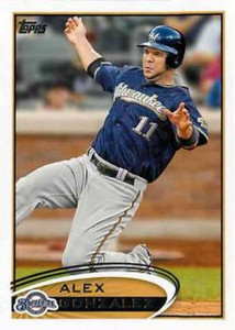 2012 Topps #589 Alex Gonzalez NM-MT Milwaukee Brewers 