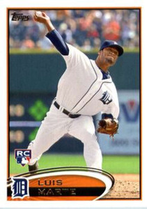 2012 Topps #615 Luis Marte NM-MT RC Rookie Detroit Tigers 