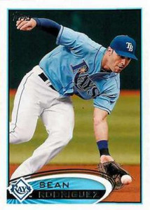 2012 Topps #628 Sean Rodriguez NM-MT Tampa Bay Rays 